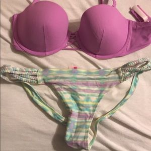 Victoria Secret bikini 32DD Top Medium bottom